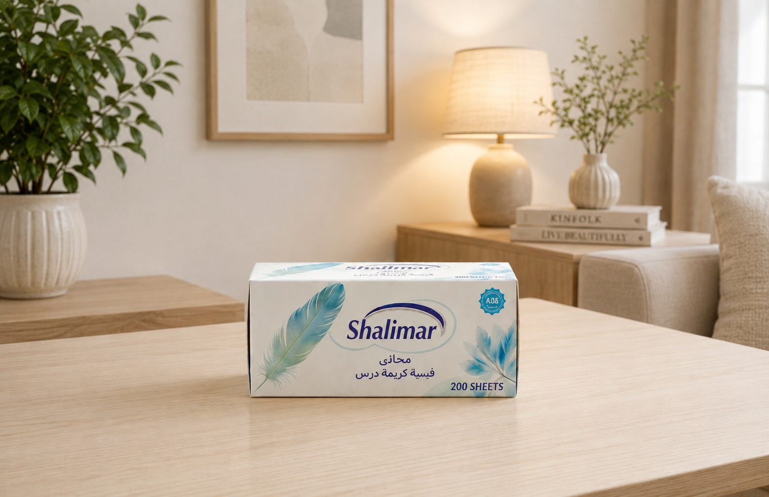 SHALIMAR 200 SHEETS X 2PLY FACIAL TISSUE