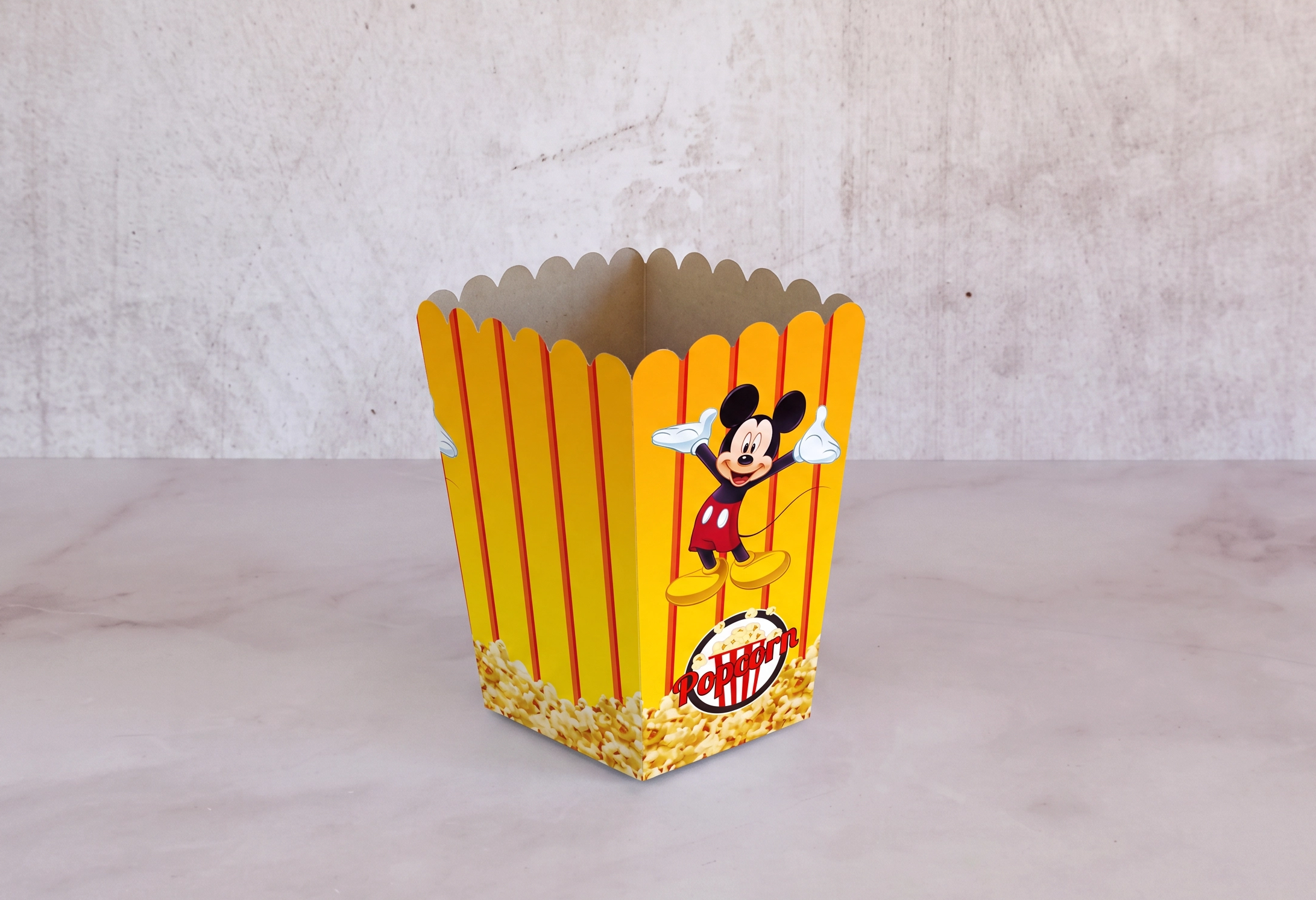  PRINTED POPCORN SQUARE 