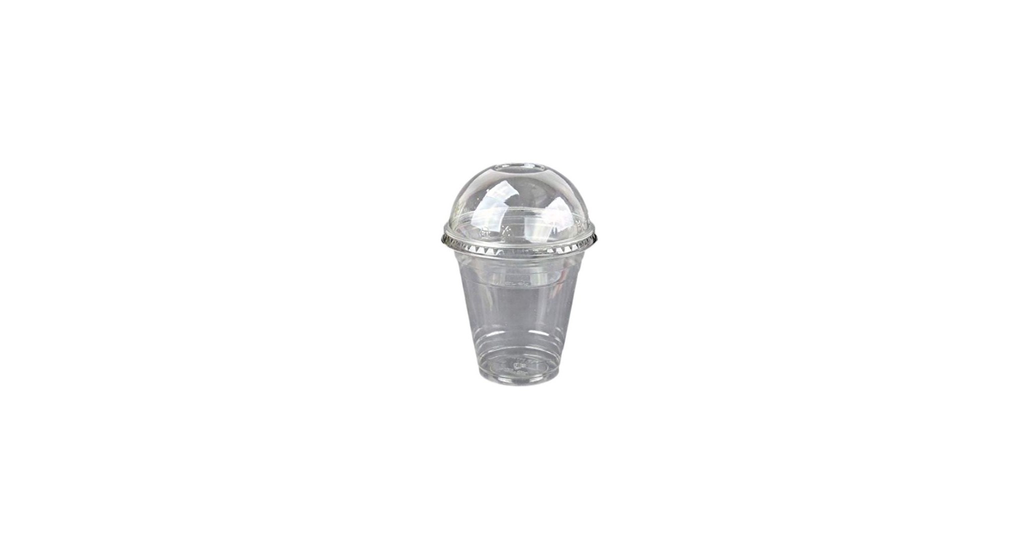 CLEAR PLASTIC JUICE CUP