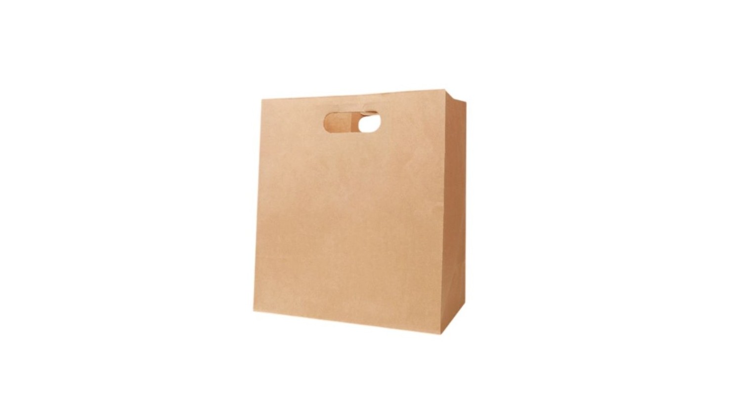 KRAFT DIE CUT HANDLE BAGS 